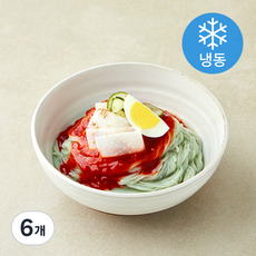 건강한끼 냉맵한끼 감칠맛 비빔 냉면 든든한양 2인분 (냉동), 600g, 6개