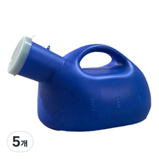 조인메이드 남성용 간이 휴대용 소변통, 블루, 5개