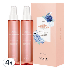 뷰카 센티드 니치 퍼퓸 헤어 앤 바디미스트 블랑, 150ml, 4개