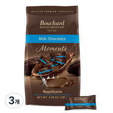 부샤드 밀크초콜릿, 132g, 3개