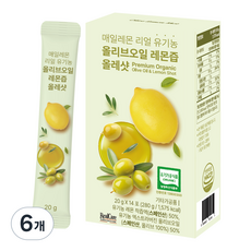 每日橄欖油檸檬飲隨身包 20g 14條入, 280g, 6個