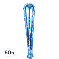 Maket Gamseong 應援加油棒氣球, 60個, 愛心藍色