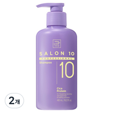 미쟝센 살롱10 프로페셔널 시카 프로틴 샴푸, 2개, 480ml