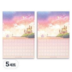 心意加倍 直式稿紙便條紙 2入組, 天燈節, 5套