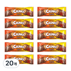 롯데웰푸드 크런키 초코바, 30g, 20개