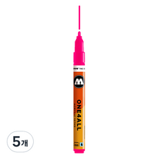 모로토우 원포올 아크릴 마카 2mm 127HS 217 neon pink fluorescent, 5개