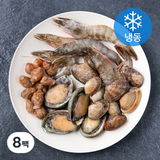 바다자리 국산 해물모둠 찌개용 (냉동), 150g, 8팩