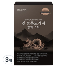 Chunho Ncare 真黑桔梗雙和條, 300ml, 3個