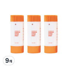 푸레시 일회용 수세미 60p, 혼합색상, 9개