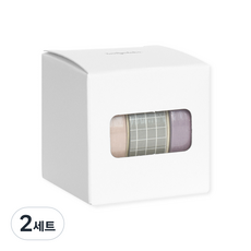 walgadaks 紙膠帶 15mm*10m 3捲入, 藍莓, 2組