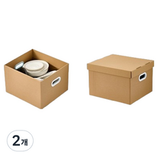 多功能簡潔收納生活箱 A型, 2個, 混色