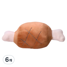 啾啾寵物絨毛玩具, 排骨, 6個