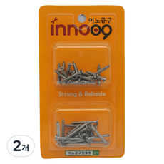 Innotime 通用不鏽鋼螺絲 2種 x 20入組 NIT111, 2個