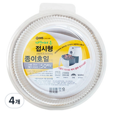 來自大自然的盤狀烘焙紙 白色, 50入, 4個, 23cm