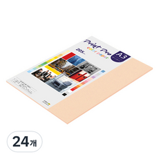 종이문화 프린트프로 두꺼운 칼라복사지 26 피치 205g, A3, 24개