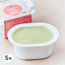얌이밀 초기 이유식 브로콜리 미음 이유식, 100g, 5개