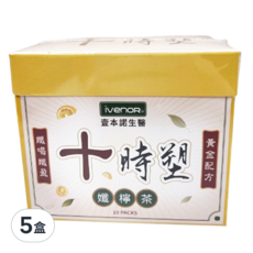 ivenoR 十時塑 纖檸茶 10包, 34g, 5盒
