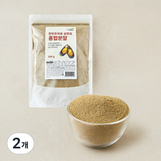 청해명가 천연조미료 삼천포 홍합분말, 500g, 2개, 1개입