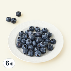국내산 블루베리 특, 6개, 100g