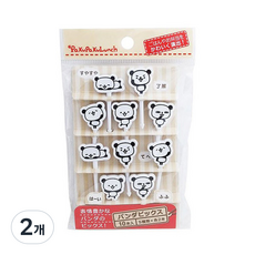 E Home Baking 熊貓表情籤, 10入, 2個