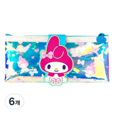 산리오 오로라 Twinkle 최애탬 파우치 마이멜로디, 혼합색상, 6개