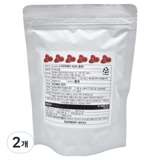 이홈베이킹 100% 동결건조 라즈베리홀 산딸기 과일칩, 30g, 2개