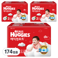 HUGGIES 好奇 Magic Comfort黏貼型尿布, 第2階段, 522片