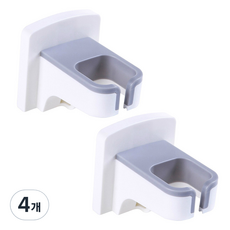 MONACO OLIVE 簡易收納吹風機架, 4個, 白色