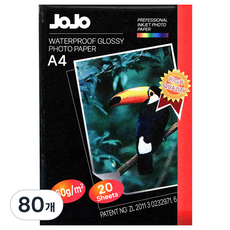 조조 고광택 160g 포토용지, A4, 80개