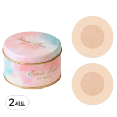 Lumion 一次性圓形胸貼 60入 + 鐵盒組, 2套