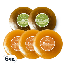 프로버블리 어성초 비누 110g x 2p + 땅콩새싹 중성비누 110g x 3p 세트, 6세트