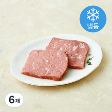 해머스 국내산 돼지고기로 만든 오리지널 레베케제 햄 (냉동), 180g, 6개