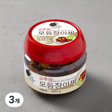 순창문옥례식품 고추장 모듬장아찌, 400g, 3개