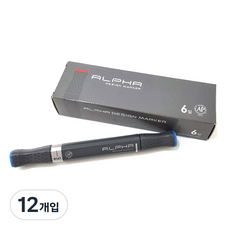 ALPHA COLORS 設計麥克筆 單色 B167 靛藍色, 1色, 12入