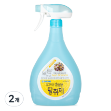 포켄스 반려동물 탈취제 싱그러운 생화향, 2개, 1L