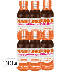 던킨도너츠 커피 아메리카노, 400ml, 30개