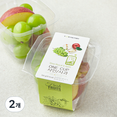가족 ONE CUP 샤인머스켓 + 사과, 150g, 1개입, 2개