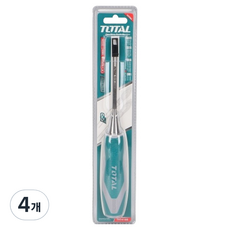 토탈툴스 공구 목공끌 6 x 140 mm THT4166, 4개