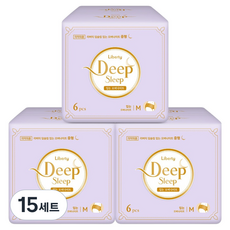 리버티오가네이처 딥슬립 입는 오버나이트, 중형, 6개입, 15세트