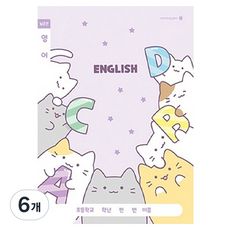 morning glory 小學英語寬格 B, 隨機出貨, 6個