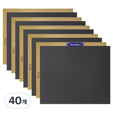 StanMan 研磨砂紙 180號, 40個