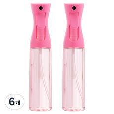 오템 안개 분사 분무기 스프레이 200ml, 분홍, 6개