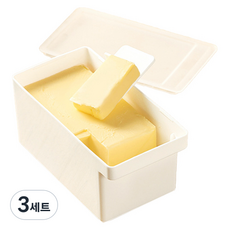 큐트미 아기자기 버터 절단 저장용기 세트 MP245, 3세트