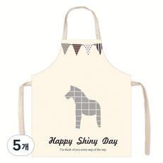 특별한상점 모던 카페 꽃집 미술 주방 앞치마 55 x 68 cm, 13, 5개