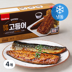 굽네 오븐구이 고등어 갈비천왕맛 2입 (냉동), 200g, 4개