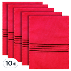 Cozywell 搓澡巾 沐浴巾 WA5001, 紅色, 1入, 10個