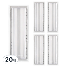 유니아트 자 만들기, 투명, 20개