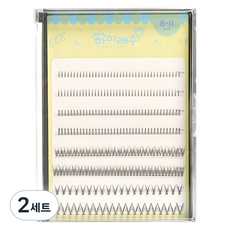 하이래쉬 바비 속눈썹 세트 언더포함, 2세트, A