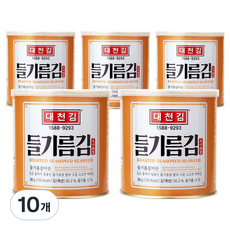 대천김 들기름 캔김 G105, 30g, 10개