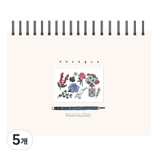 TOCTOC 我的繪圖筆記本, 單一尺寸, 5個